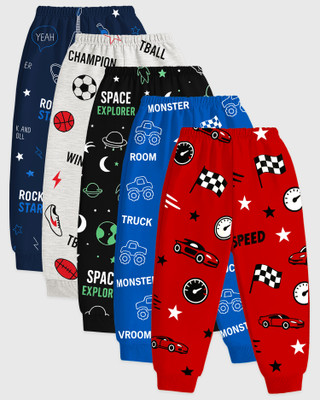 Kuchipoo Track Pant For Boys(Multicolor, Pack of 5)