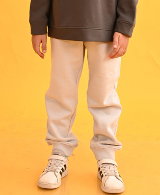 anthrilo Track Pant For Baby Boys(Beige, Pack of 1)