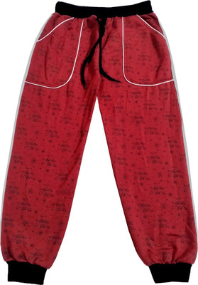 KAYU Track Pant For Boys(Maroon, Pack of 1)