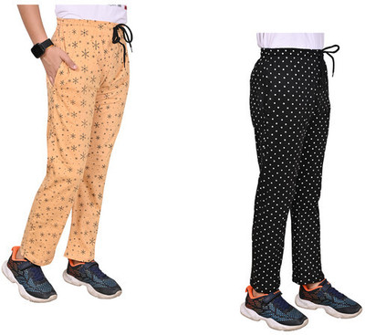 IndiWeaves Track Pant For Boys(Multicolor, Pack of 2)