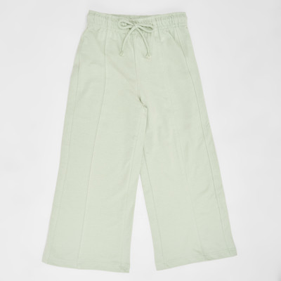 Pantaloons Junior Track Pant For Girls(Green, Pack of 1)