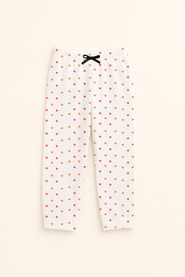 UNFLD Track Pant For Boys & Girls(White, Pack of 1)