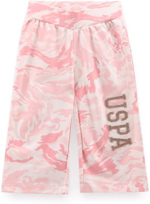 U.S. POLO ASSN. Track Pant For Girls(Pink, Pack of 1)