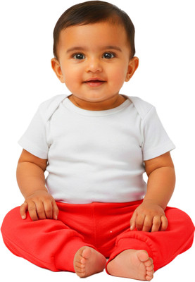 Babywish Track Pant For Baby Boys & Baby Girls(Red, Pack of 1)