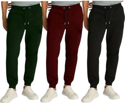 ENZIKO Track Pant For Boys(Multicolor, Pack of 3)