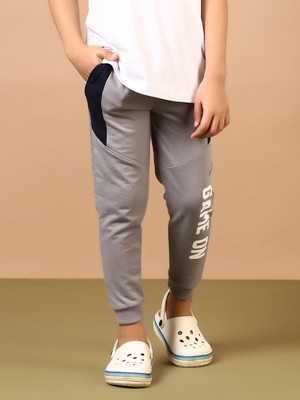 V-MART Track Pant For Boys(Grey, Pack of 1)