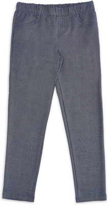 Pantaloons Junior Track Pant For Girls(Grey, Pack of 1)