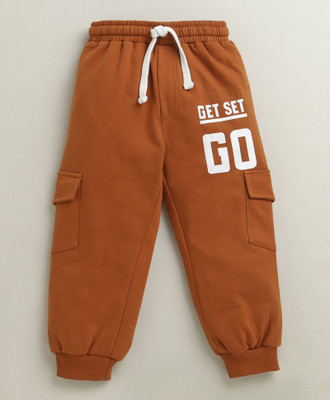 BUMZEE Track Pant For Boys(Orange, Pack of 1)