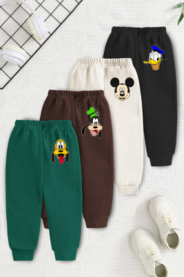 YK Disney Track Pant For Boys & Girls(Multicolor, Pack of 4)