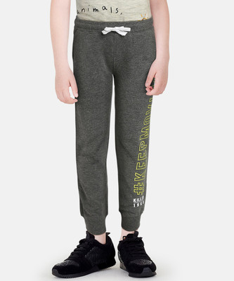 KILLER Track Pant For Boys(Grey, Pack of 1)