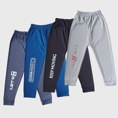 GOLDEN COLLECTION Track Pant For Boys(Multicolor, Pack of 4)