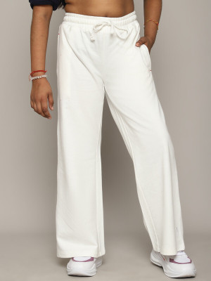 moonaah Track Pant For Boys(White, Pack of 1)