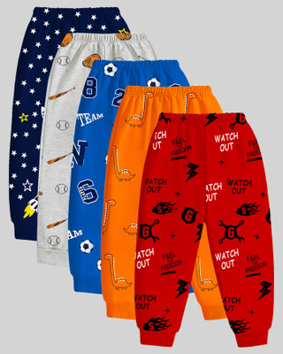 Kuchipoo Track Pant For Baby Boys & Baby Girls(Multicolor, Pack of 5)
