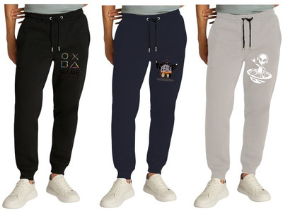 ENZIKO Track Pant For Boys(Multicolor, Pack of 3)