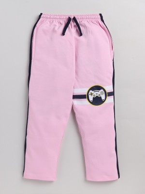 NOTTIE PLANET Track Pant For Baby Boys(Pink, Pack of 1)