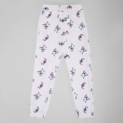 Pantaloons Junior Track Pant For Girls(White, Pack of 1)