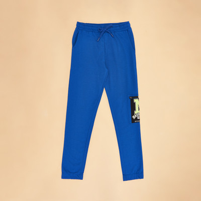 Pantaloons Junior Track Pant For Boys(Blue, Pack of 1)