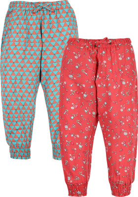 Plum Tree Track Pant For Girls(Multicolor, Pack of 2)