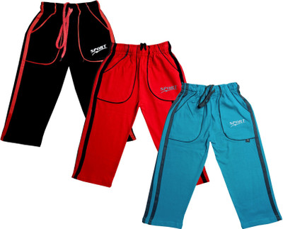 Indstar Track Pant For Boys & Girls(Multicolor, Pack of 3)