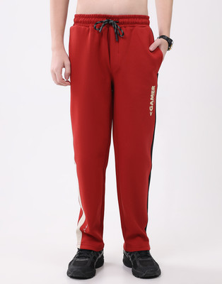 MONTE CARLO Track Pant For Boys(Red, Pack of 1)