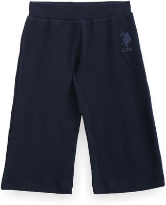 U.S. POLO ASSN. Track Pant For Girls(Blue, Pack of 1)