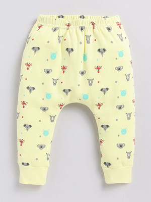 YK X Tinyo Track Pant For Boys(Yellow, Pack of 1)