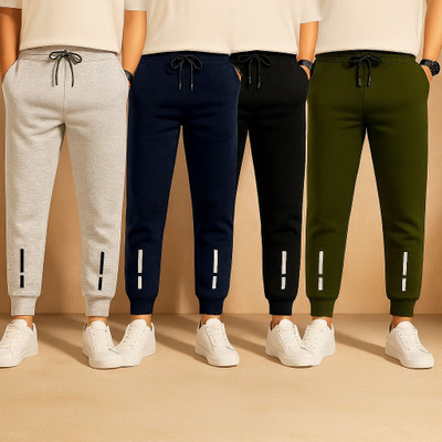 Fashionate World Track Pant For Boys(Multicolor, Pack of 4)