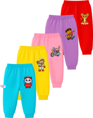 Triviso Track Pant For Baby Boys & Baby Girls(Multicolor, Pack of 5)
