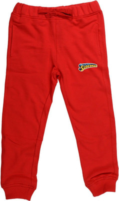 WYM TREND Track Pant For Boys(Red, Pack of 1)