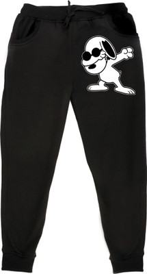FABVIO PLUS Track Pant For Boys(Black, Pack of 1)