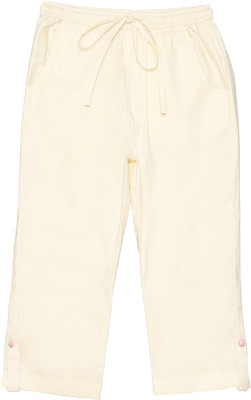 BIBA Track Pant For Boys(White, Pack of 1)