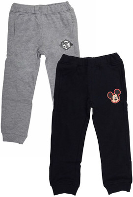 YK Disney Track Pant For Boys(Grey, Pack of 2)
