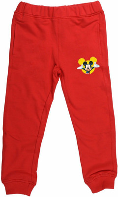 WYM TREND Track Pant For Boys & Girls(Red, Pack of 1)