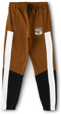 zinpand Track Pant For Boys & Girls(Brown, Pack of 1)