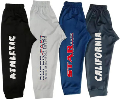 NCKIDSLOWER Track Pant For Boys & Girls(Multicolor, Pack of 4)