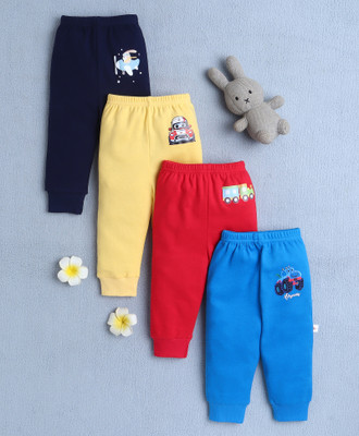BUMZEE Track Pant For Boys(Yellow, Pack of 4)