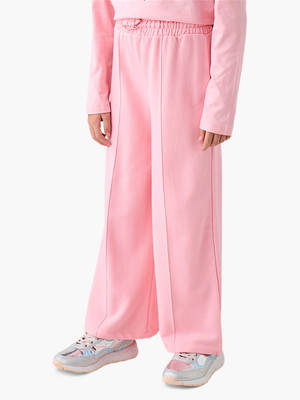 JUNIORS by Babyshop Track Pant For Girls(Pink, Pack of 1)