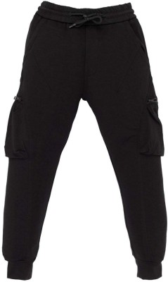 Status Quo Track Pant For Boys(Black, Pack of 1)