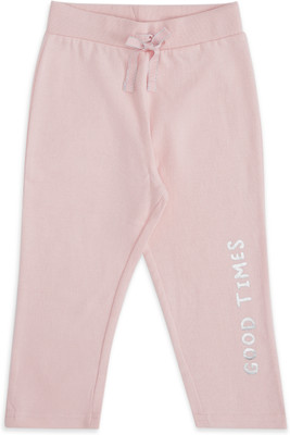 Pantaloons Baby Track Pant For Baby Girls(Pink, Pack of 1)