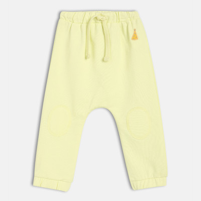 MINI KLUB Track Pant For Baby Boys(Yellow, Pack of 1)
