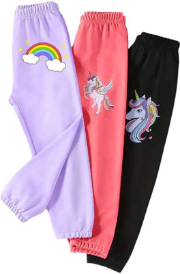 KEESOR Track Pant For Girls(Multicolor, Pack of 3)