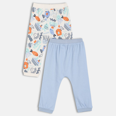 MINI KLUB Track Pant For Baby Boys(Multicolor, Pack of 2)