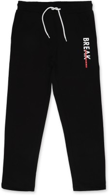 PROVOGUE Track Pant For Boys(Black, Pack of 1)