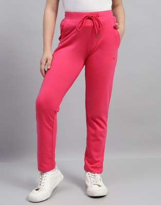 MONTE CARLO Track Pant For Girls(Pink, Pack of 1)