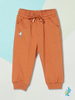 max Track Pant For Baby Boys(Orange, Pack of 1)