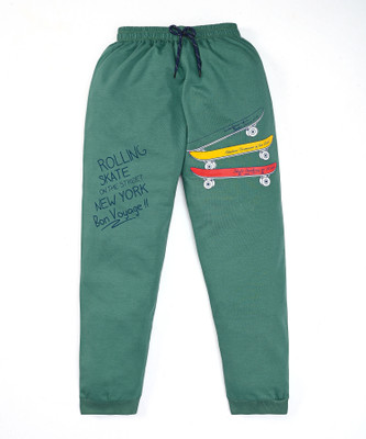 Wonder Klothes Track Pant For Boys & Girls(Green, Pack of 1)