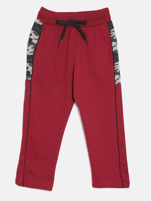 Dixcy Scott Originals Track Pant For Boys(Maroon, Pack of 1)