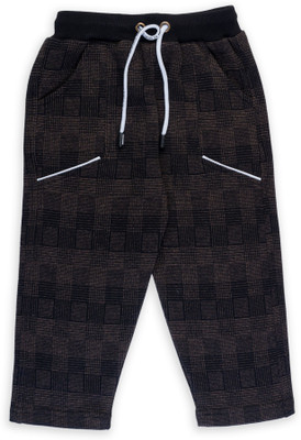CUTOPIES Track Pant For Boys(Brown, Pack of 1)