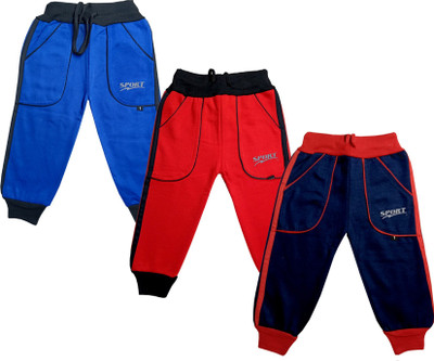 Indstar Track Pant For Boys & Girls(Multicolor, Pack of 3)