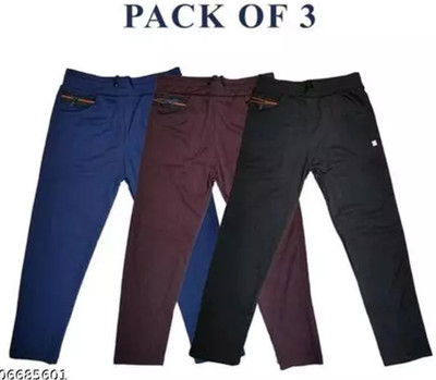 Cauchy Track Pant For Boys(Multicolor, Pack of 3)